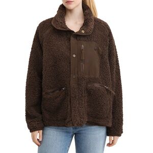 Kimberly C Espresso Teddy Jacket (NWT) (Size: Large)
